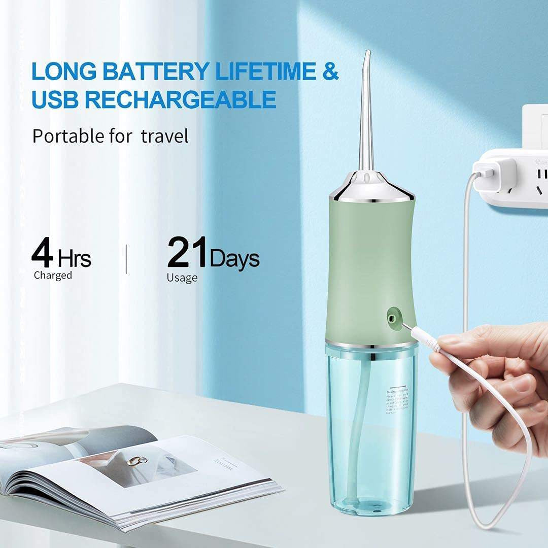 Portable Water Flosser for Fresh Breath & Deep Teeth Cleaning